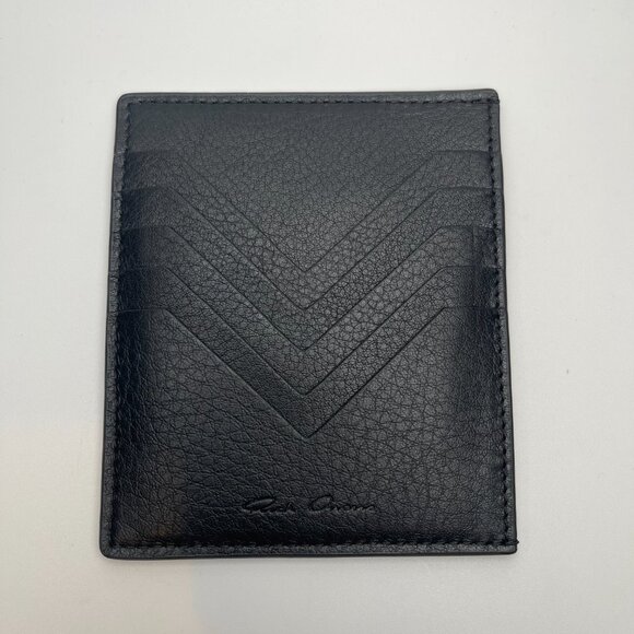 Rick Owens Other - Rick Owens Black Porterville Square Card Holder - NWOT